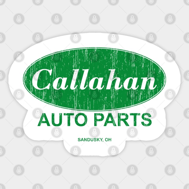 Callahan Auto Parts Sticker by Number 17 Paint